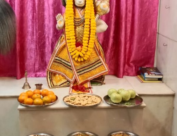 हरमू रोड स्थित श्री श्याम मंदिर में 84वां श्री सुंदरकांड-श्री हनुमान चालीसा पाठ आयोजित