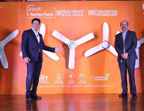 ओरिएंट इलेक्ट्रिक ने 50% बिजली की बचत करने वाले आई-सीरीज पंखे लॉन्च किए