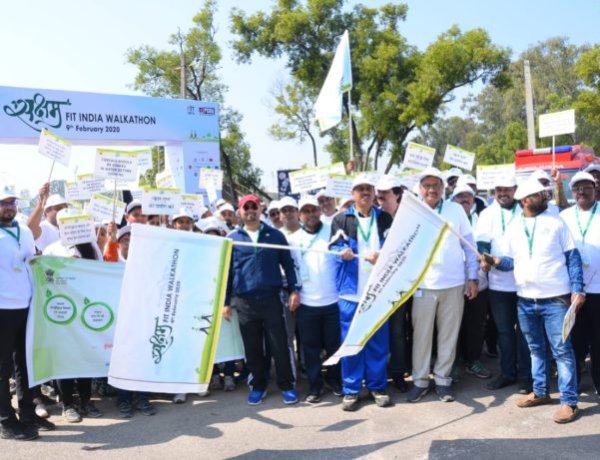 वातावरण तथा ईंधन संरक्षण हेतु रांची के 1200 प्रतिभागियों ने की पदयात्रा