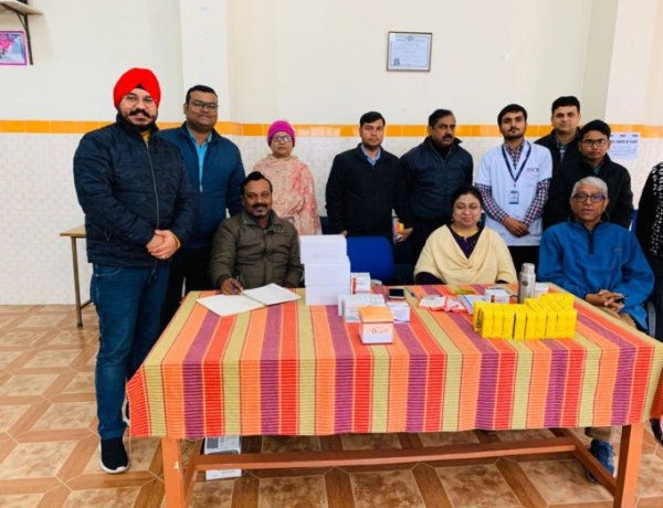 रोटरी क्लब रांची नाॅर्थ का नि:शुल्क बीएमडी जांच वह न्यूरोपैथी जांच शिविर आयोजित