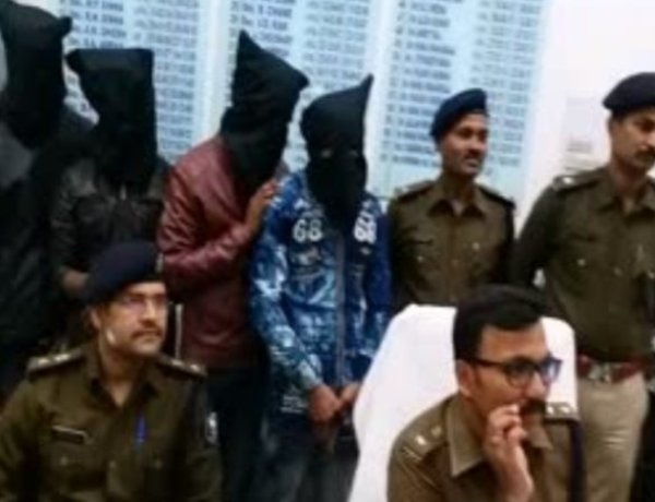 पटना : लूट की वारदात को अंजाम देते 9 अपराधी गिरफ्तार