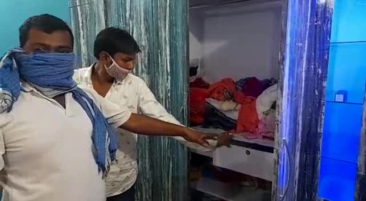 चोरों ने सोने की जेवरात समेत आठ लाख नक़द उड़ाया