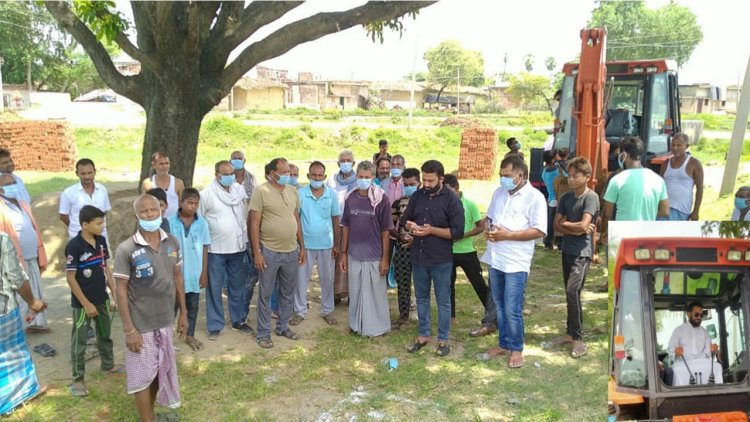 इमाम अल-महदी ट्रस्ट ने रखा मंदर कब्रिस्तान का फाउंडेशन
