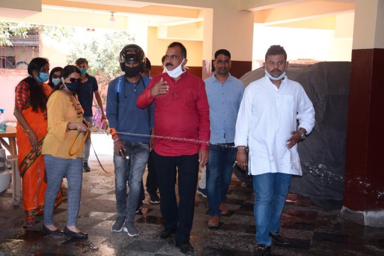 कोरोना से बचाव के लिए प्रोफेशनल कांग्रेस का स्वच्छता अभियान जारी