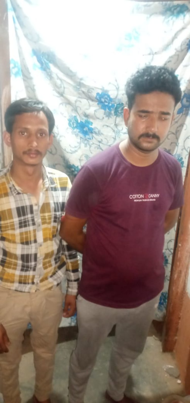 122 बोतल अवैध शराब के साथ दो तस्कर गिरफ्तार