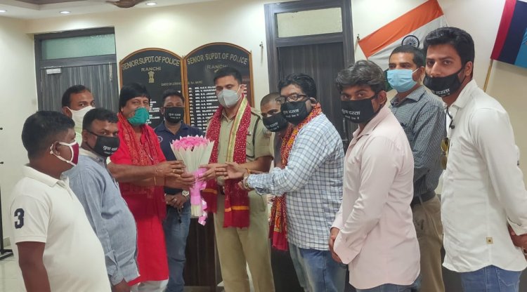 युवा दस्ता का प्रतिनिधिमंडल मिला एसएसपी से
