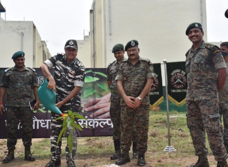 205 कोबरा मुख्यालय में शुरु हुआ नए बैच का प्रशिक्षण