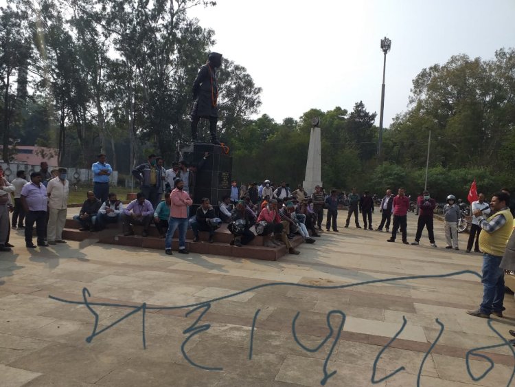 हटिया मजदूर यूनियन के तत्वावधान में मजदूरों का महाजुटान कार्यक्रम आयोजित