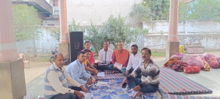 मां मथुरासीनी मंदिर के सभागार मानपुर नगर मंडल अध्यक्ष के अध्यक्षता एकदिवसीय कार्यशाला आयोजित किया गया