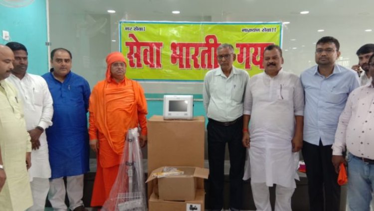 कोरोना से जंग जीतने में वैष्णवी हॉस्पिटल का कार्य प्रशंसनीय, मिला वेंटिलेटर, सेवा भारती ने भेंट किया वेंटिलेटर