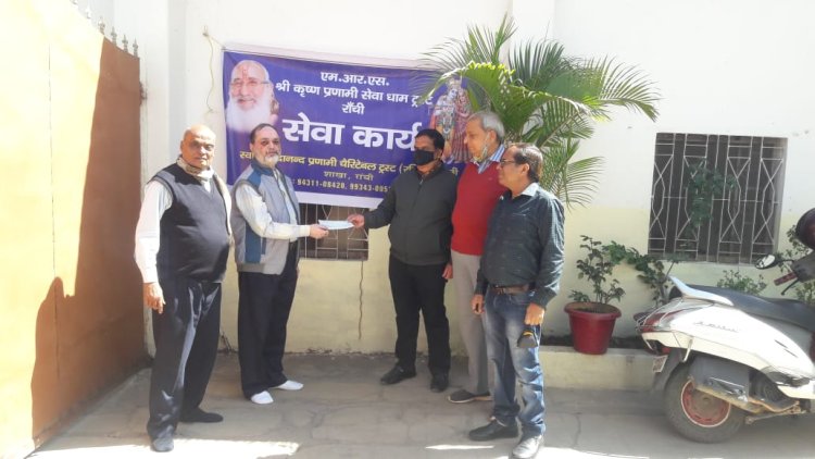 ट्रस्ट ने नेत्ररोग से पीड़ित पत्रकार को इलाज के लिए किया सहयोग