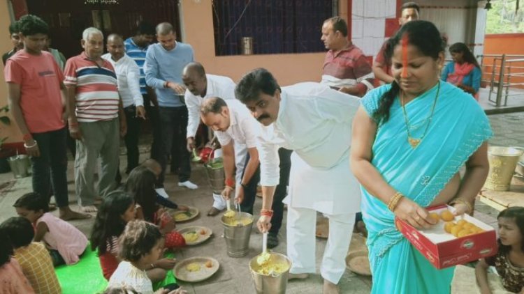 अक्षय नवमी के अवसर पर कन्यापूजन एवं भंडारा का आयोजन