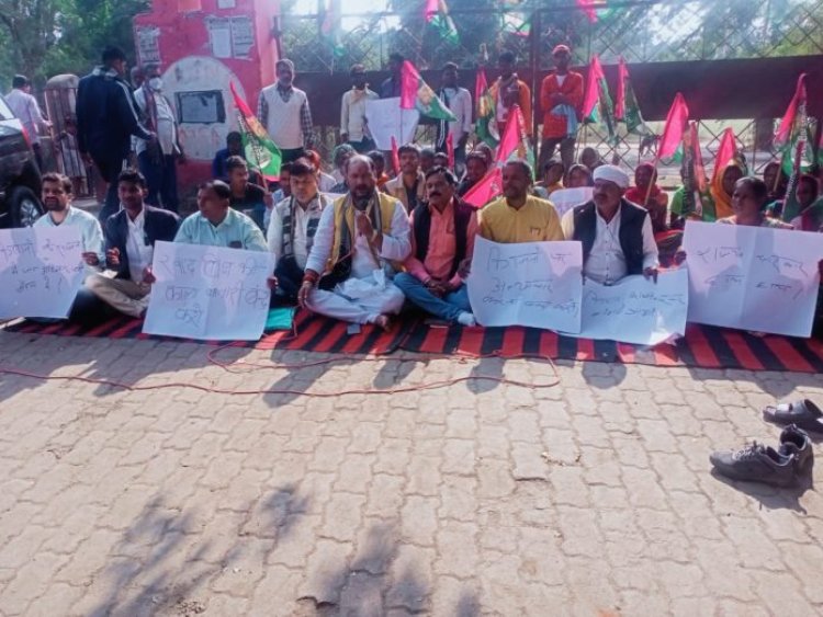 खाद एवं बीज की कालाबाजारी के विरोध में जाप पार्टी ने दिया एक दिवसीय महाधरना प्रदर्शन:- राजीव कुमार “कन्हैया”