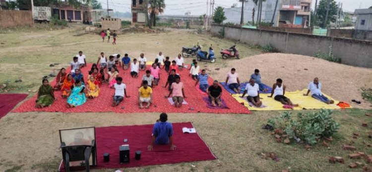 अखिल भारतीय विद्यार्थी परिषद मानपुर नगर इकाई के द्वारा तीन दिवसीय 8वें अंतरराष्ट्रीय योगा दिवस मनाया गया