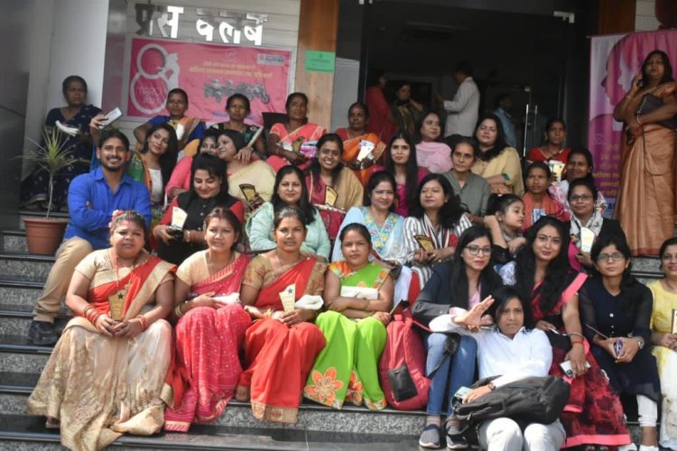 रांची प्रेस क्लब ने महिला पत्रकारों को किया सम्मानित