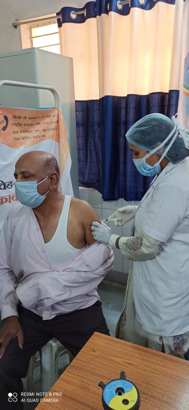 कोरोना से बचाव के लिए वैक्सीन जरूर लगवाएं : वीरेन्द्र साहू