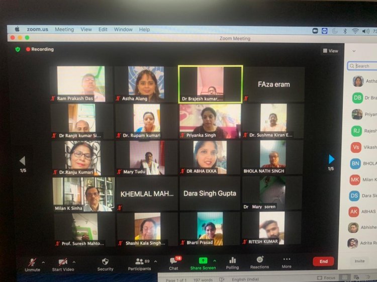 एनएसएस और यूनिसेफ के संयुक्त सौजन्य से वेबीनार आयोजित