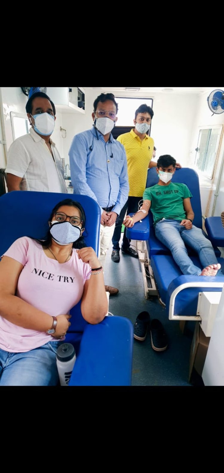 एफजेसीसीआई के रक्तदान शिविर में 20 यूनिट रक्त संग्रहित, 23 लोगों ने कराया एंटीबॉडी टेस्ट