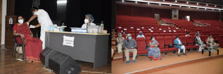 सीसीएल मुख्‍यालय में आयोजित दो दिवसीय शिविर में कुल 230 कर्मियों ने लिया कोरोना का वैक्‍सीन