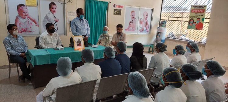 दिवंगत डॉ.अनिल श्रीवास्तव को अंजुमन अस्पताल में दी गई श्रद्धांजलि