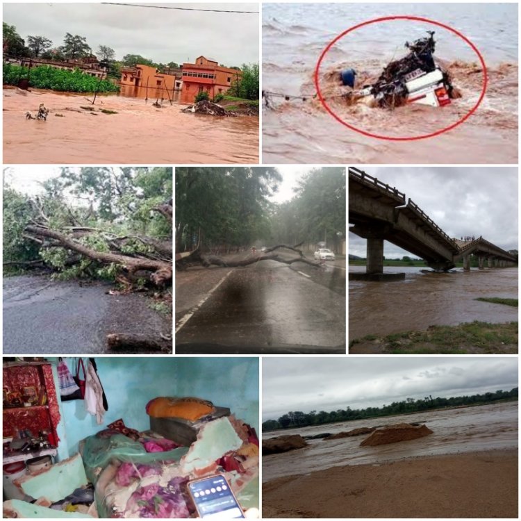 यास : ३१ साल पुराना रिकॉर्ड टूटा,कहीं गिरे दीवार और पेड़ तो कहीं बहे पुल और गाड़ियाँ