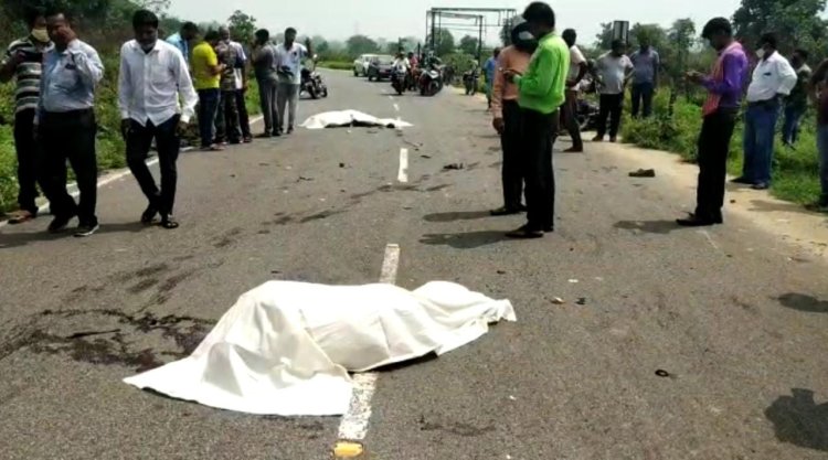 बोकारो : स्विफ्ट डिजायर ने मारी बाइक में टक्कर,पिता-पुत्र की मौत