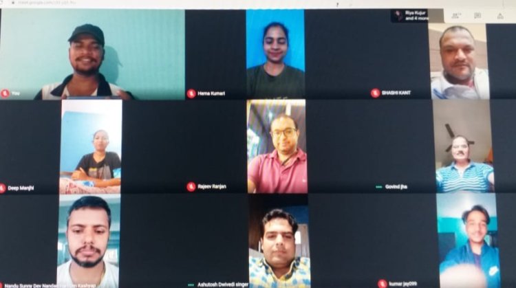 ऑनलाइन ग्रीष्मकालीन जिम्नास्टिक शिविर-सह कार्यशाला का समापन