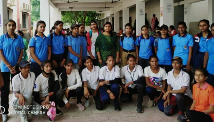 जीबीएम कॉलेज से एनसीसी कैड्टस कॉम्बाइन्ड ऐनुअल ट्रेनिंग कैंप में भाग लेने के लिए रवाना