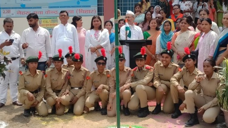 जीबीएम कॉलेज में हर्षोल्लास के साथ मनाया गया देश का 77वाँ स्वतंत्रता दिवस