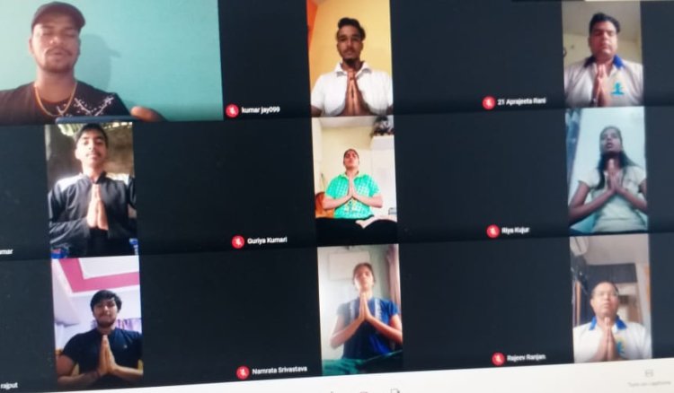 अंतरराष्ट्रीय योग दिवस पर दो दिवसीय ऑनलाइन योग महोत्सव कार्यक्रम का शुभारंभ