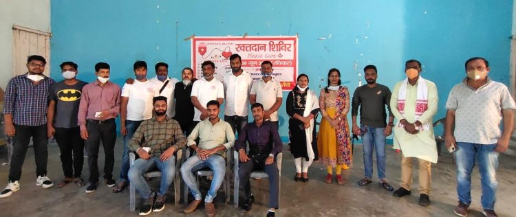 सरस्वती शिशु-विद्या मंदिर, धुर्वा में रक्तदान शिविर आयोजित, 31 रक्तदाताओं ने किया रक्तदान