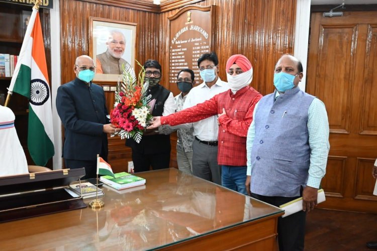 एआइएसएम जेडब्लूए का प्रतिनिधिमंडल मिला राज्यपाल से