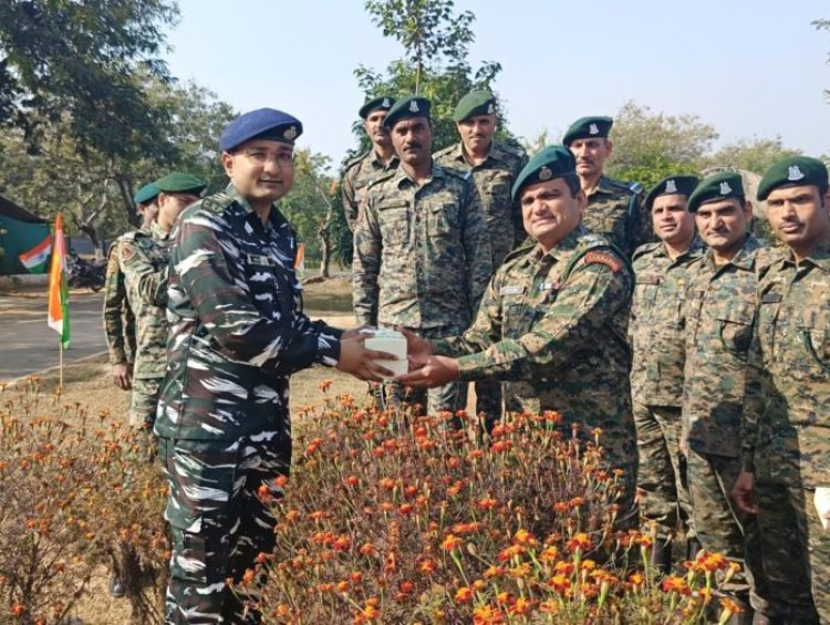 159 बटालियन सीआरपीएफ सी कंपनी ने बड़े धूम-धाम से मनाया गणतंत्र दिवस