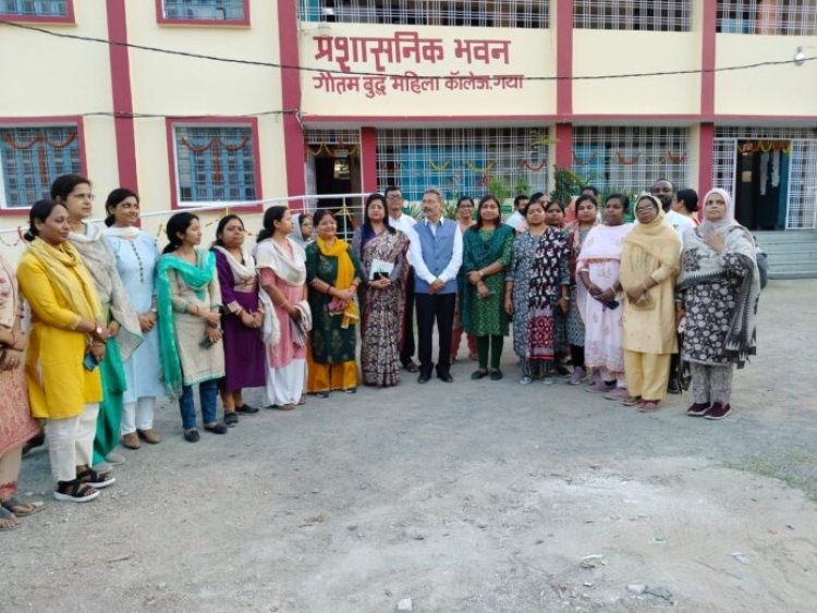 जीबीएम कॉलेज में निरीक्षण के लिए पहुंचीं उच्च शिक्षा की निदेशक डॉ रेखा कुमारी