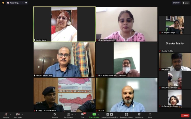एनएसएस एवं यूनिसेफ का आपदा प्रबंधन पर एक दिवसीय वेबिनार आयोजित