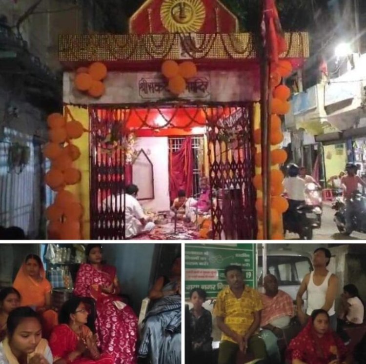 बारी रोड स्थित हनुमान मंदिर में धूमधाम से मनाया गया हनुमान जन्मोत्सव