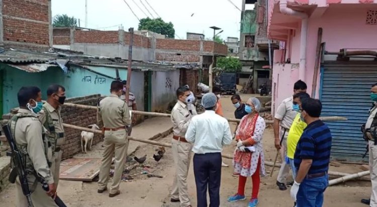 बरही में कोरोना से पहली मौत , प्रशाशन ने किया बैरिकेटिंग।