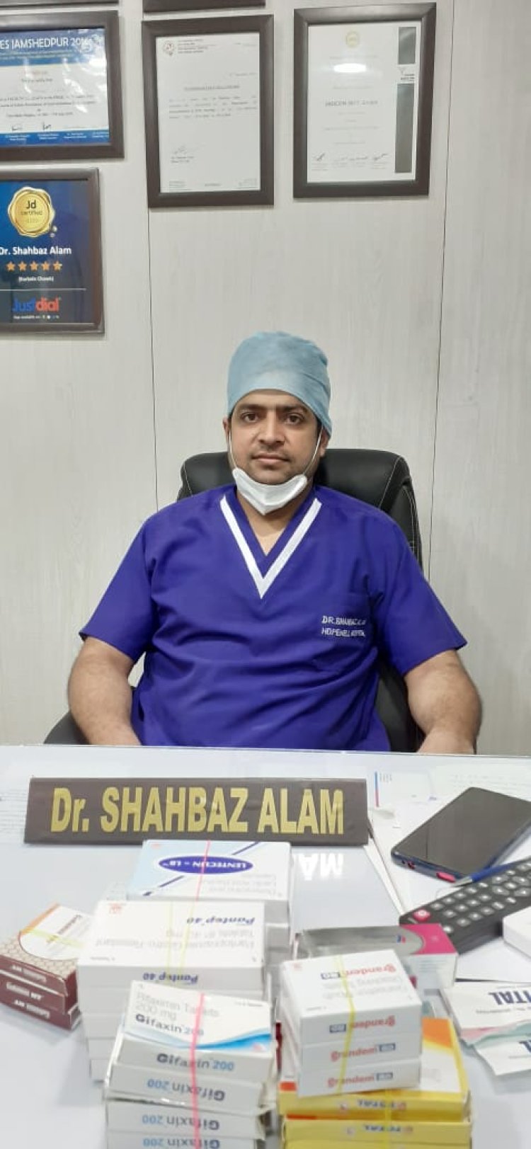 कोरोना से बचाव के लिए सावधानी और जागरुकता जरूरी : डाॅ.शाहबाज आलम