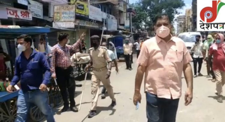 अंचलाधिकारी ने बख्तियारपुर शहर में चलाया मास्क चेकिंग अभियान,वसूला जुर्माना, दुकानें की गई सील….
