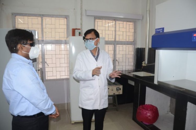 सेल का COVID-19 टेस्टिंग लैब राउरकेला के इस्पात जनरल अस्पताल में शुरू