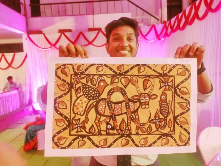 सरला बिरला पब्लिक स्कूल के छात्र ने राष्ट्रीय कला उत्सव 2023-24 के लिए क्वालिफाइ किया