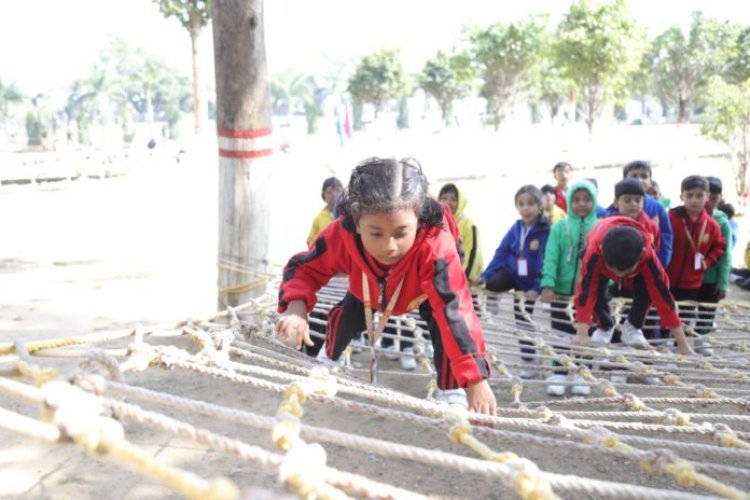 सरला बिरला पब्लिक स्कूल में एडवेंचर कैंप