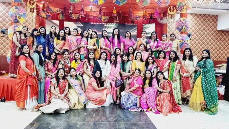 रंगीलो राजस्थान दिवस के अवसर पर जेसीआई रांची की जैसीरेट्स ने मनाया गणगौर उत्सव