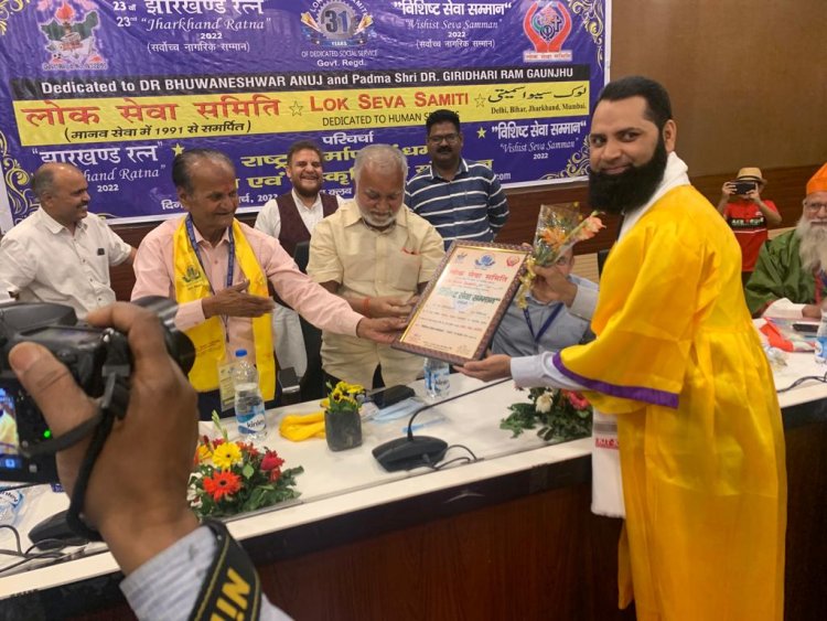 डॉ.एम. सिब्गतुल्लाह को चिकित्सा क्षेत्र में उत्कृष्ट योगदान के लिए मिला विशिष्ट सेवा सम्मान