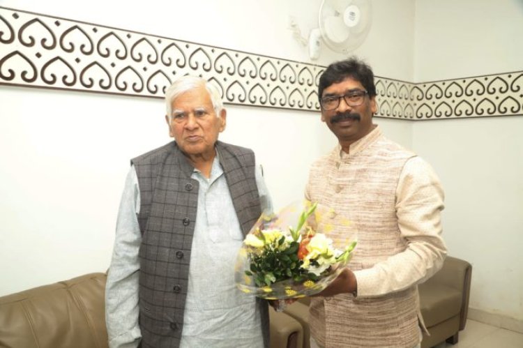 मुख्यमंत्री हेमंत सोरेन से मिले राष्ट्रीय मतदाता जागरण मंच के अध्यक्ष
