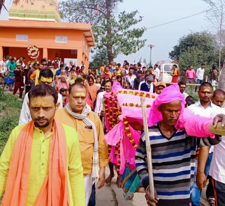 करनौती शिव मंदिर में महाशिवरात्रि का पर्व धूमधाम से मनाया गया