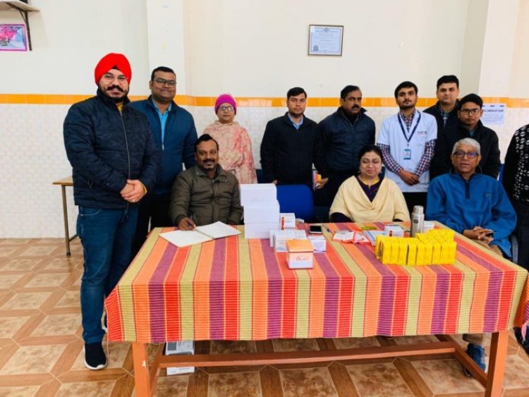 रोटरी क्लब रांची नाॅर्थ का नि:शुल्क बीएमडी जांच वह न्यूरोपैथी जांच शिविर आयोजित