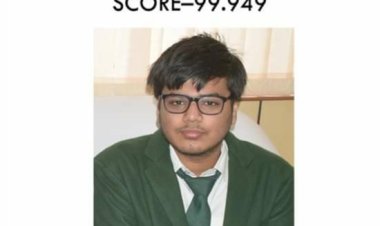 अक्षत अग्रवाल को जेईई मेन्स 2020 की परीक्षा में झारखंड में मिला द्वितीय स्थान