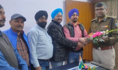 जर्नलिस्ट वैलफेयर एसोसिएशन की मांग पर डीआईजी ने दिये सख्त कार्रवाई के निर्देश