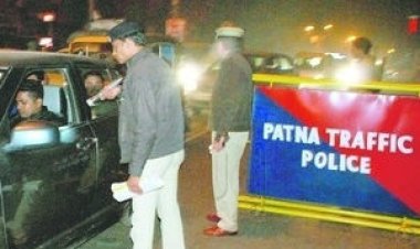 पटना में विशेष वाहन जांच अभियान जारी